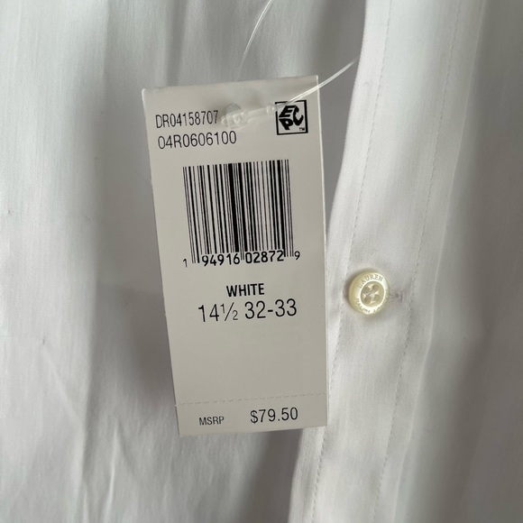 Ralph Lauren Button Up Shirt In White Size Small - Picture 5 of 6